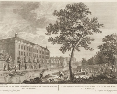 View of the Lutheran Deaconry House in Amsterdam, View of the Newly Built Lutheran Deaconry House