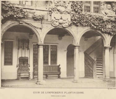 Cour de l'imprimerie plantinienne, Courtyard of the Plantijn printing house in Antwerp, Views of
