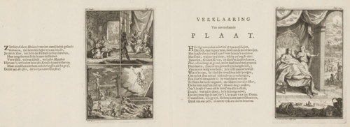 Rich man on his deathbed prepares for the Last Judgment (right plate), Nativity, Mocking,