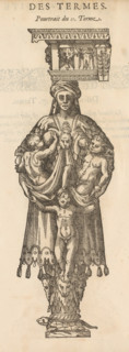 Term with three children, Portrait of the 17th century. Terme, Oeuvre de la diversité des termes,