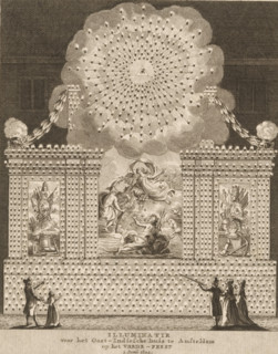 Illumination for the East India House in Amsterdam, 1802, Illumination for the East India House in