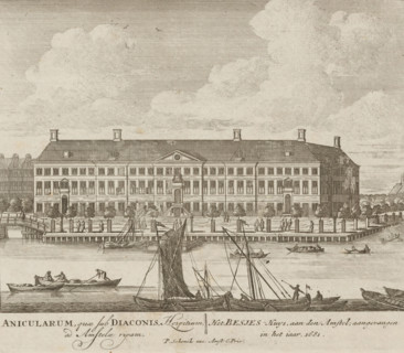 Anicularum, quae sub Diaconis, Hospitium, ad Amstelae ripam, Het Besjes-Huys, aan den Amstel,