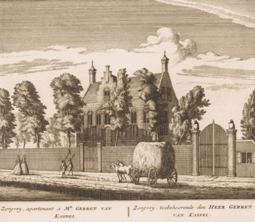 Zorgvry, apartmentnant a Mr. Gerret van Kaspel, belonging to Mr. Gerret van Kaspel, View of the