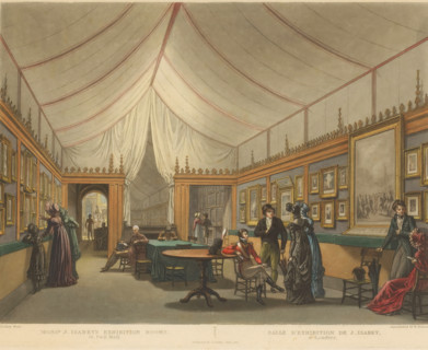 Monsr. J. Isabey's exhibition rooms, 61 Pall Mall, Salle d'Exhibition de J. Isabey, à Londres,