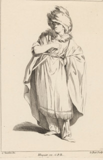 Standing figure with hand on sword, Collection of various dramatized poses, Recueil de Differentes