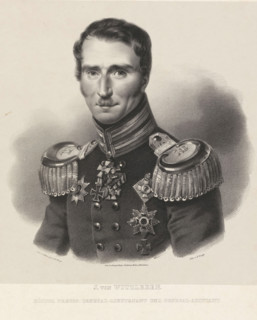 Portrait of Job von Witzleben, J. von Witzleben, print, printmaker: Emil Krafft, after drawing by