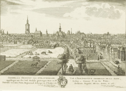 View of The Hague, General view of The Hague, Vuë & perspective generale de La Haye, Eighteen views