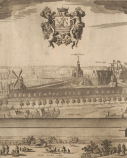 View of Middelburg (first part), Middelburgum, urbs Comitatus Zelandiae primaria, mercatura et