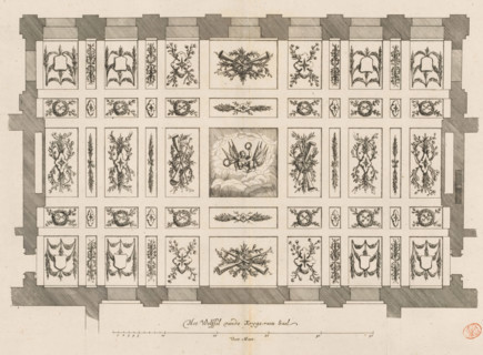 The Vault of the War Council Hall, Ceiling of the War Council Hall in the City Hall on the Dam,