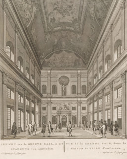 West side of the Civic Hall in the City Hall on the Dam, View of the Great Hall, in the City Hall