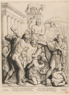 Relief depicting the Judgment of Lucius Junius Brutus in the Vierschaar of the City Hall on the