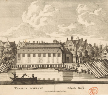 Templum Insulare, Eilants Kerk, View of the Eilandskerk in Amsterdam, 100 Illustrations of the most