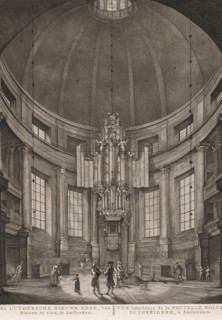 The Lutheran New Church, Viewed from the Inside, in Amsterdam, Interior View of the New Lutheran