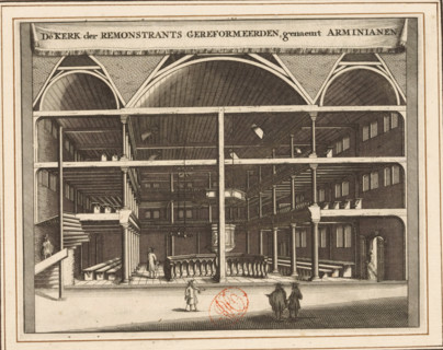 The Church of the Remonstrant Reformed, named Arminians, Interior of the Remonstrant (Arminian)