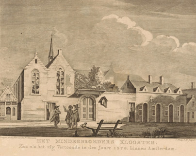 The Franciscan Monastery, As it Appeared in the Year 1578 within Amsterdam, View of the Franciscan