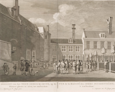 View of the West Indies House, seen in the courtyard, in Amsterdam, View of the West Indies House