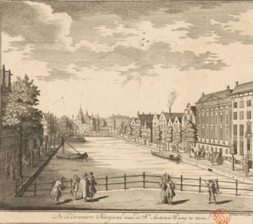 View of the Kloveniersburgwal with the Trippenhuis and the Waag on the Nieuwmarkt, The Kleveniers