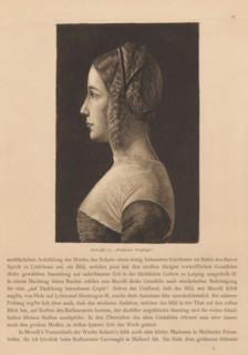 Portrait of an unknown woman, print, book illustration, printmaker: Peter von Halm, after design by