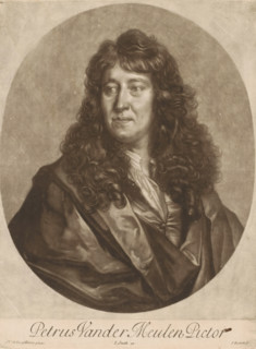 Portrait of Pieter van der Meulen, Petrus Vander Meulen Pictor, print, printmaker: Isaac Beckett,