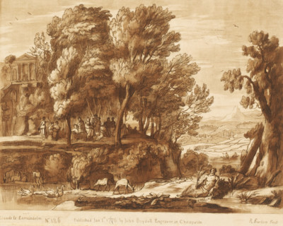 Landscape with the Muses on Mount Helicon, Liber Veritatis. Or a Collection of Two Hundred Prints,