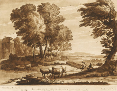 Landscape with Mercury and Battus, Liber Veritatis. Or a Collection of Two Hundred Prints, after