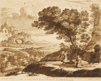 Landscape with Hagar, Ishmael and the angel, Liber Veritatis. Or a Collection of Two Hundred