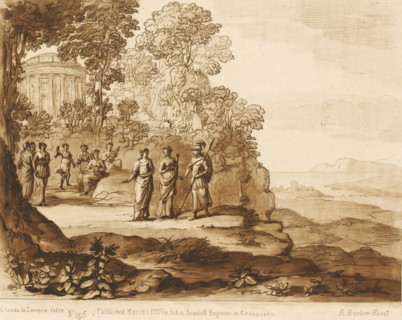 Minerva visits the muses on Mount Helicon, Prints after drawings by Claude Lorrain, Liber Veritatis