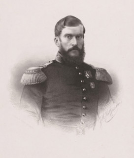 Portrait of Willem Karel Hendrik Feuilletau de Bruyn, print, printmaker: Johan Hendrik Hoffmeister,