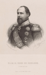 Portrait of King William III, print, printmaker: Johan Hendrik Hoffmeister, Netherlands, printer