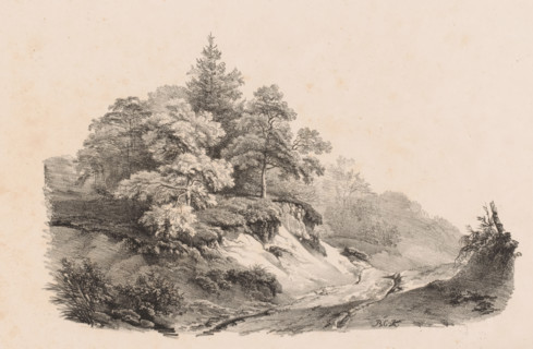 Sand path through the forest, Landscape studies first delivery, print, Series number, 4, 36,