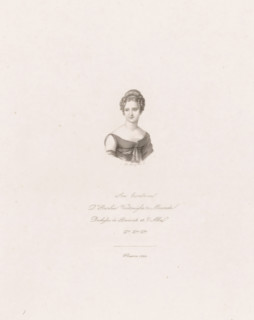 Portrait of Rosalia Vintimiglia, Duchess of Berwick and Alba, print, printmaker: Raphael Morghen,