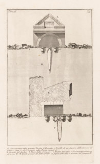 Tomb in the burial chambers of L. Arruntius, Le Antichità Romane, Archaeological finds in and