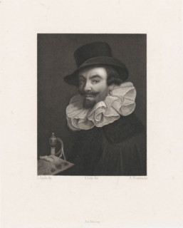 Portrait of painter Lionello Spada, print, collector's mark: 'Unclear.', printmaker: A. Rossena,