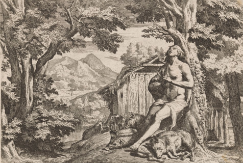 The Prodigal Son as a swineherd, L' Historia Del Figliolo prodigo, Story of the Prodigal Son,