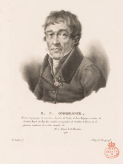 BP Ommeganck, Portrait of Balthasar Paul Ommeganck, Portraits of contemporary artists from the