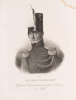 Baron d'Hoogvorst, General Commander of the Urban Guards of Belgium, Portrait of Baron Hoogvorst,