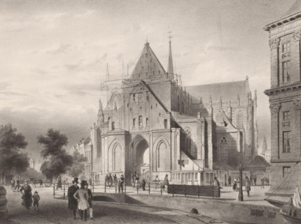 The Nieuwe Kerk, L'Église Neuve, View of the Nieuwe Kerk in Amsterdam, Amsterdam, New views of