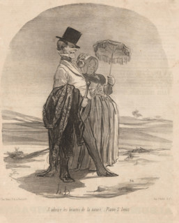 Couple walking in the sun, Il admire les beautés de la nature, Good citizens, Les bons bourgeois,