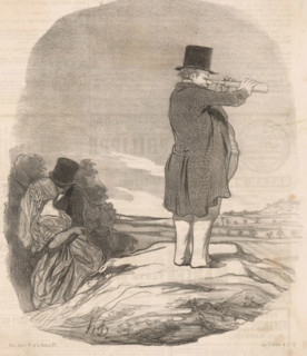 Dis donc ma femme, c'est singulier, Woman lets her husband peer through binoculars, Representations