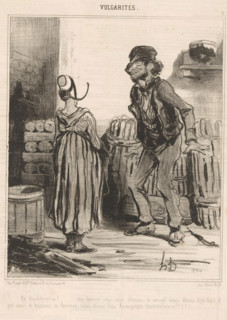Woman at a coal merchant from the Auvergne, Ah! Fouchtrrra!.. Ma femme nous nous chomes-ti amugé,