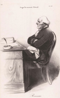 Caricature of Jean-Joseph Rousseau, Rousseau, Judges of the Accused of April, Juges des accusés