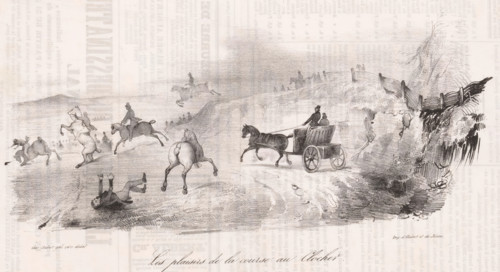 The fun of the horse race, Horse race in the field, Comic events from everyday life, Comic gallery,