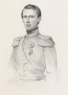 Portrait of Willem (Wiwill) of Orange, Crown Prince of the Netherlands, print, Crown Prince of the