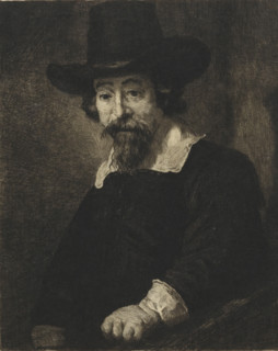 Portrait of a man, presumably Dr. Ephraim Hezekiah Bueno, print, Jewish physician and man of