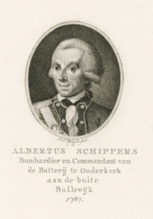 Portrait of Albertus Schippers, print, printmaker: François Joseph Pfeiffer (I), Amsterdam, 1787,