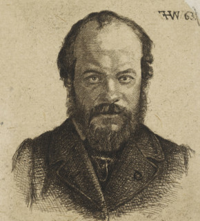 Portrait of Jan Weissenbruch, print, Portrait of the artist Jan Weissenbruch, older brother and