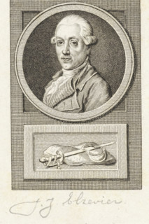Portrait of Jan Jacob Elzevier, print, councilor of Rotterdam and colonel of the militia. Below the