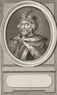 Portrait of Floris V, Count of Holland and Zeeland, print, printmaker: Reinier Vinkeles (I),