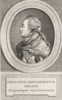 Portrait of the Russian Count Grigory Grigoryevich Orlov, print, printmaker: Reinier Vinkeles (I),