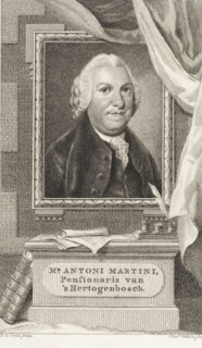 Portrait of Antoni Martini, print, pensionary of Den Bosch., printmaker: Reinier Vinkeles (I),